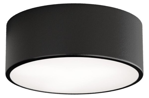 Kúpeľňové stropné svietidlo CLEO 1xE27/24W/230V pr. 20 cm čierna IP54