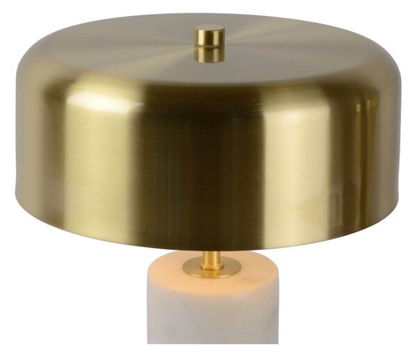 Lucide 34540/03/31 stolná lampička Mirasol 3x7W | G9 - biely mramor