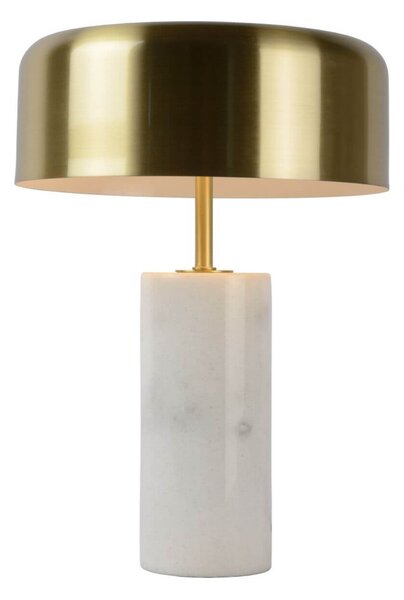 Lucide 34540/03/31 stolná lampička Mirasol 3x7W | G9 - biely mramor