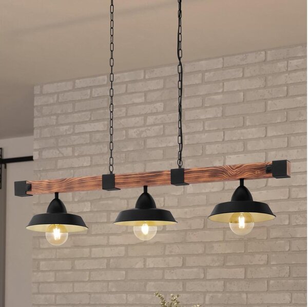 Eglo 44086 - Luster na reťazi OLDBURY 3xE27/60W/230V