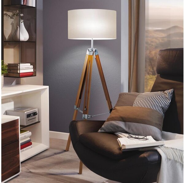 Eglo 44114 - Stojacia lampa LANTADA 1xE27/60W/230V