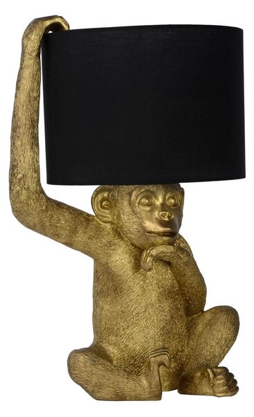 Lucide 10502/81/30 stolná lampička Extravaganza Chimp 1x40W | E14 - čierna, vypínač na kábli