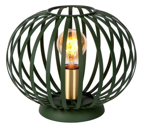 Lucide 78574/25/33 stolná lampička Manuela 1x40W | E27 - zelená, kov, vypínač na kábli