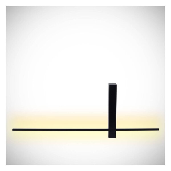 Lucide 12200/60/30 LED nástenná lampa Segin 1x6W | 250ml | 2700K - čierna