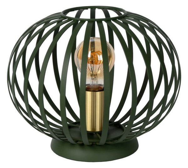 Lucide 78574/25/33 stolná lampička Manuela 1x40W | E27 - zelená, kov, vypínač na kábli