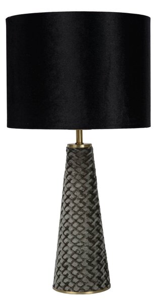 Lucide 10501/81/30 stolná lampička Extravaganza Velvet - 1x40W | E27 - čierna, kov, vypínač na kábli