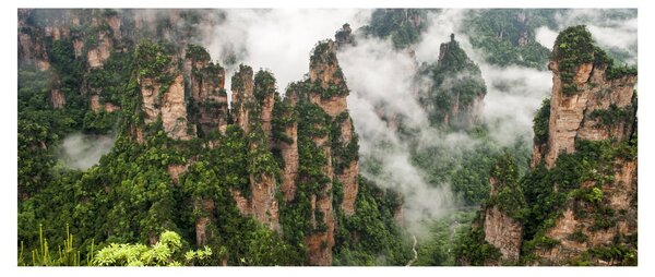 Obraz - National Park Zhangjiajie, Čína (120x50 cm)