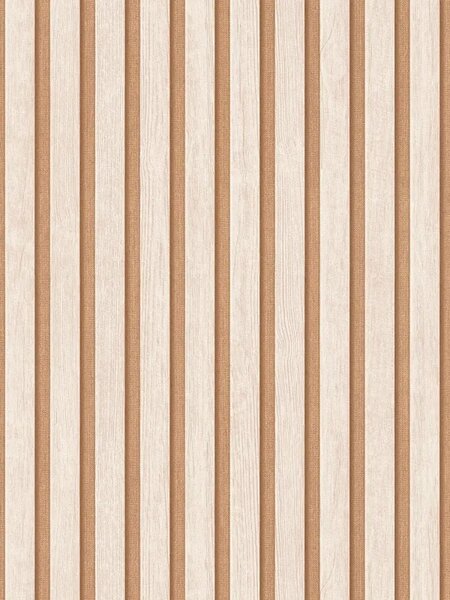 A.S. Création | Vliesová tapeta na stenu Wooden Wall 78665-2 | 0,53 x 10,05 m | hnedá, béžová
