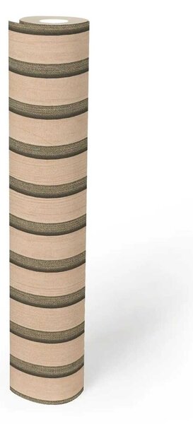 A.S. Création | Vliesová tapeta na stenu Wooden Wall 78665-1 | 0,53 x 10,05 m | béžová, zlatá, čierna
