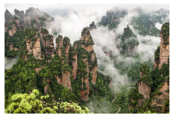 Obraz - National Park Zhangjiajie, Čína (90x60 cm)