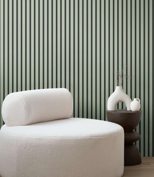 A.S. Création | Vliesová tapeta na stenu Wooden Wall 78628-2 | 0,53 x 10,05 m | zelená, čierna