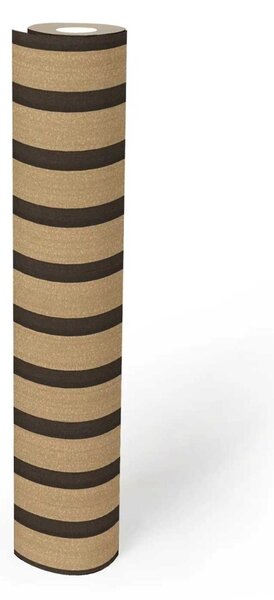 A.S. Création | Vliesová tapeta na stenu Wooden Wall 78627-2 | 0,53 x 10,05 m | zlatá, čierna
