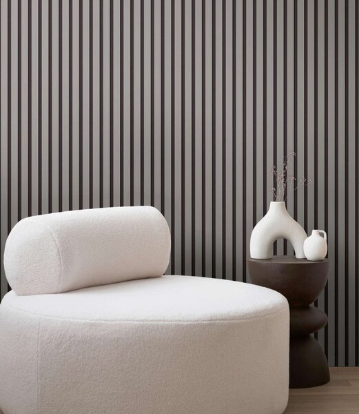 A.S. Création | Vliesová tapeta na stenu Wooden Wall 78628-4 | 0,53 x 10,05 m | šedá, čierna