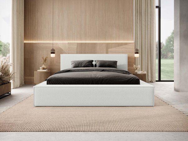 Jednolôžková posteľ s úložným priestorom Asturia 120x200 - svetlosivá