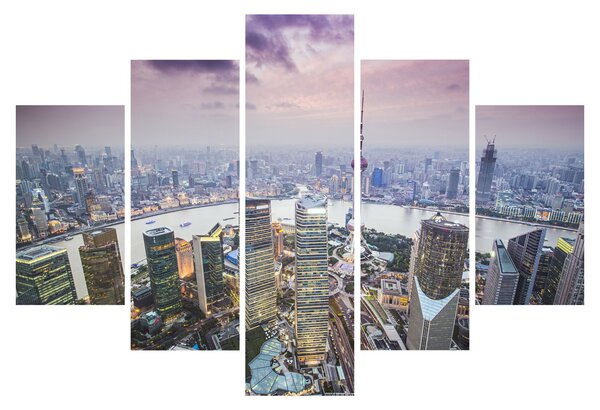 Obraz - Shanghai, Čína (150x105 cm)