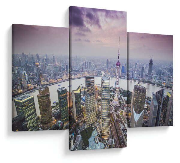 Obraz - Shanghai, Čína (90x60 cm)