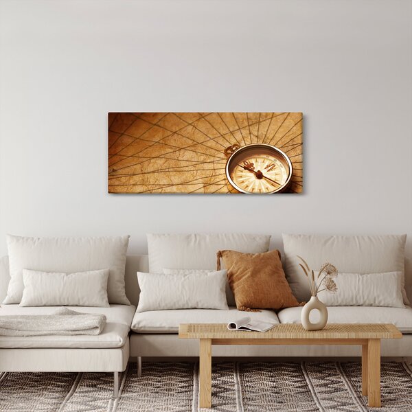 Obraz - Kompas (120x50 cm)