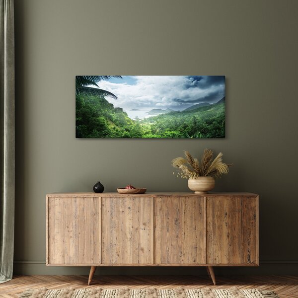 Obraz - Seychelská jungle (120x50 cm)
