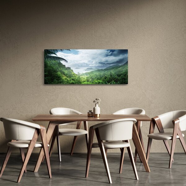 Obraz - Seychelská jungle (120x50 cm)
