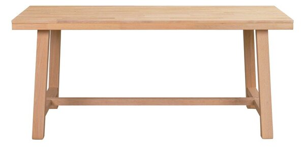 Jedálenský stôl z brúseného dubového dreva Rowico Brooklyn, 170 x 95 cm