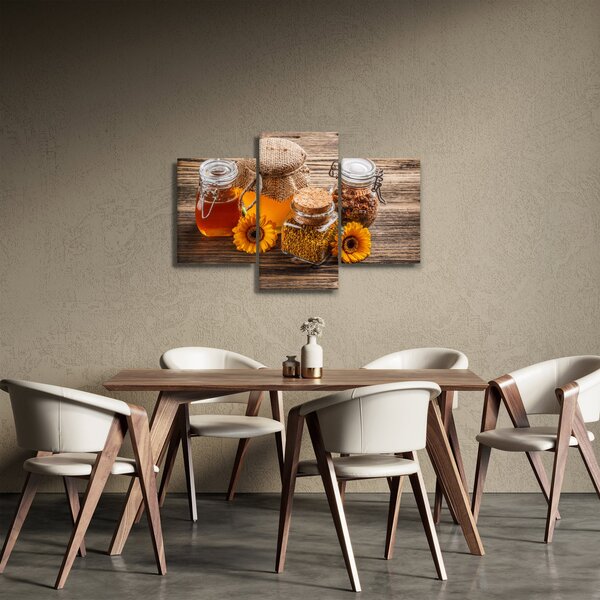 Obraz - Zátišie s medovými pohármi (90x60 cm)