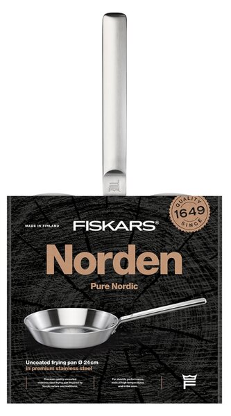 Fiskars Nerezová panvica Norden Steel 24cm