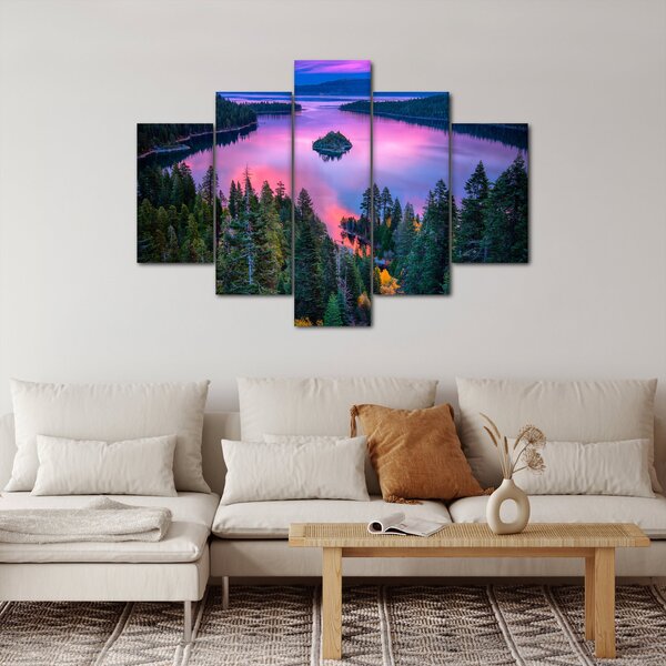 Obraz - Jazero Tahoe, Sierra Nevada, Kalifornia, USA (150x105 cm)