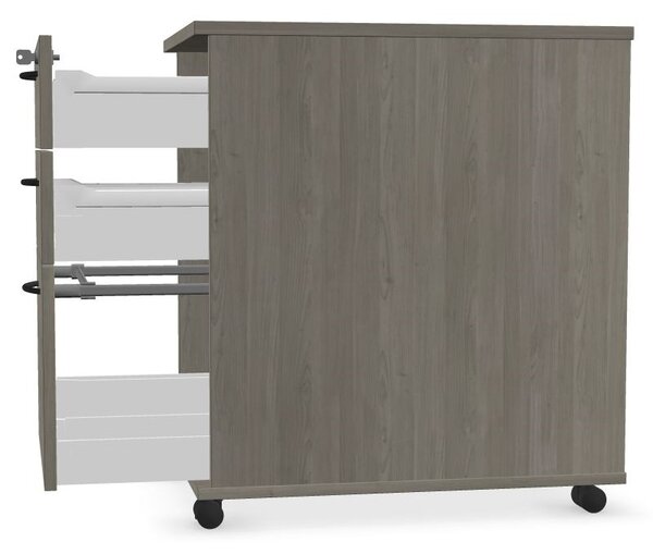 NARBUTAS - Mobilný kontajner OPTIMA - 3x zásuvka + zámok 430x600x672