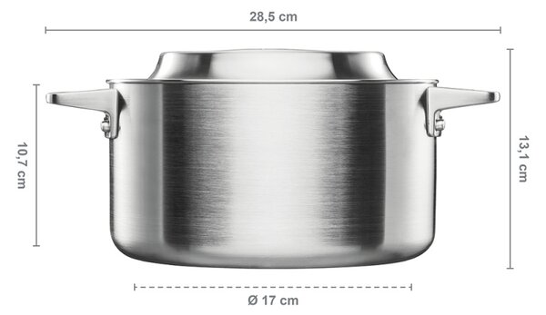 Fiskars Nerezový hrniec Norden Steel 3l