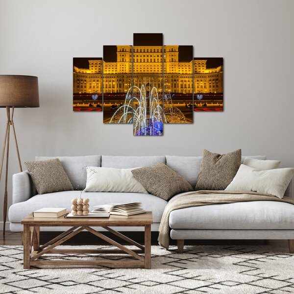 Obraz - Palác parlamentu, Bukurešť Rumunsko (150x105 cm)