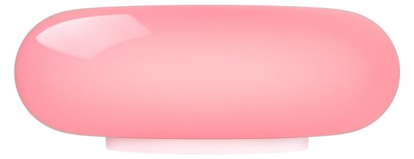 EGLO Stolová LED lampa Basile, fialová, sklo, 2 700 K, Fialová / ružová, Obývacia izba / jedáleň, Sklo, Moderný