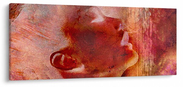 Obraz - Profil ženskej tváre (120x50 cm)