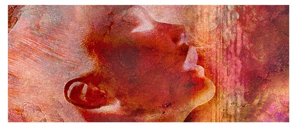Obraz - Profil ženskej tváre (120x50 cm)