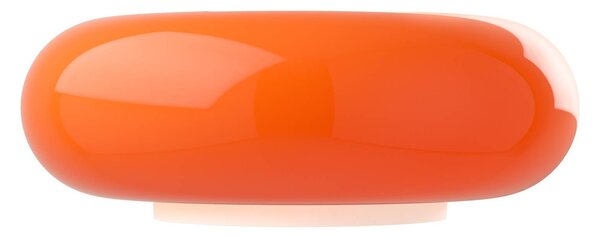 EGLO Stolová LED lampa Basile, oranžová, sklo, 2 700 K, Žltá / oranžová, Obývacia izba / jedáleň, Sklo, Moderný
