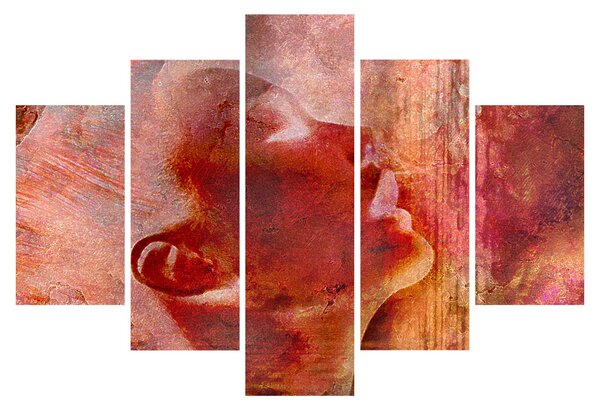 Obraz - Profil ženskej tváre (150x105 cm)