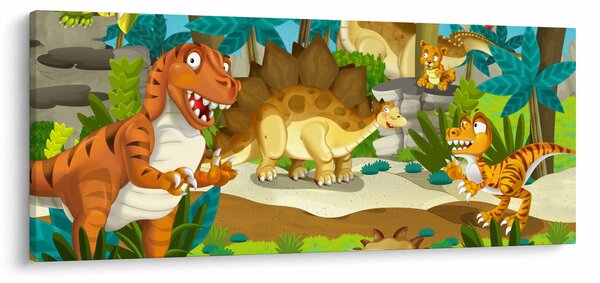 Obraz - Dinosauria (120x50 cm)