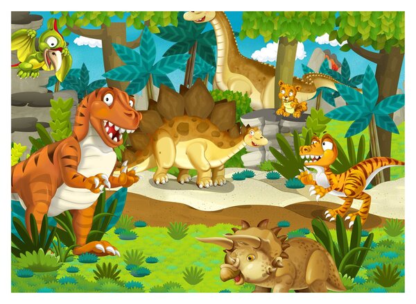 Obraz - Dinosauria (70x50 cm)