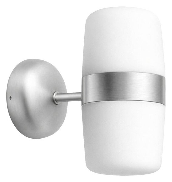 Northern Nástenné svetlo LED, hliníková farba, Ø 23 cm, 2-pl., Hliník / sivá / zinok, Kúpeľňa, Hliník, Dizajn, Nástenné svietidlo