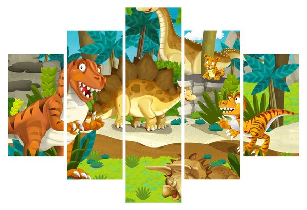 Obraz - Dinosauria (150x105 cm)