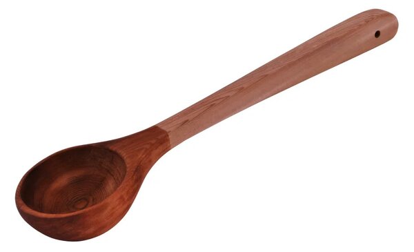 Sentiotec drevená naberačka na vodu 41 cm červený céder