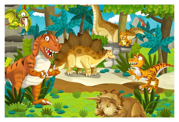 Obraz - Dinosauria (90x60 cm)