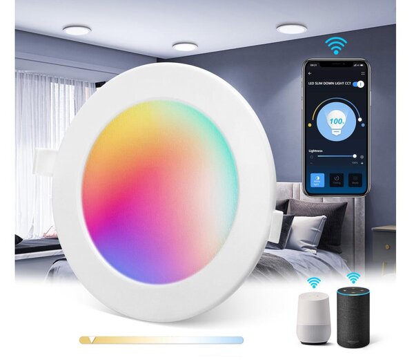 Aigostar - LED RGBW Stmievateľné podhľadové svietidlo MESH LED/15W/230V