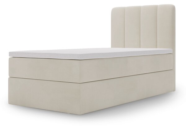 Čalúnená boxspring posteľ Magic Mini 80x200 - krémová
