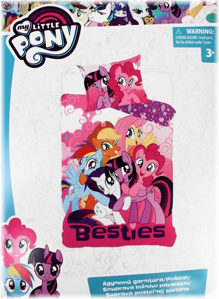 Bavlnené obliečky do detskej postieľky My Little Pony - 90 x 140 cm + 40 x 55 cm