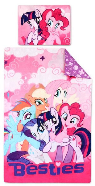 Bavlnené obliečky do detskej postieľky My Little Pony - 90 x 140 cm + 40 x 55 cm