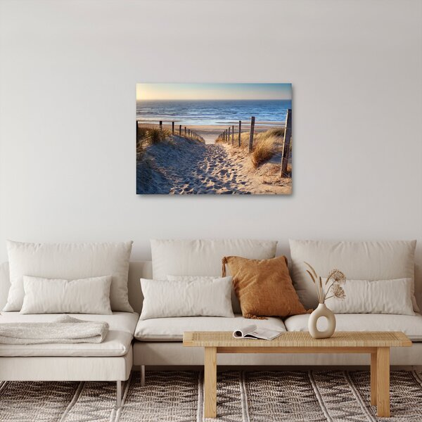 Obraz - Cesta k pláži Severného mora, Holandsko (70x50 cm)