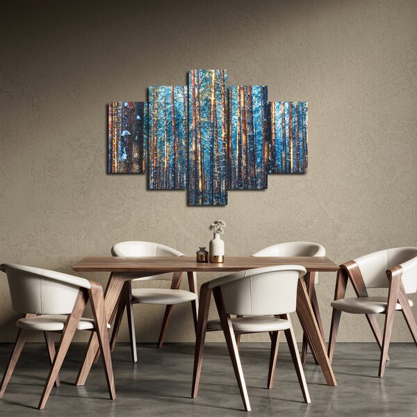 Obraz - Zimný les (150x105 cm)