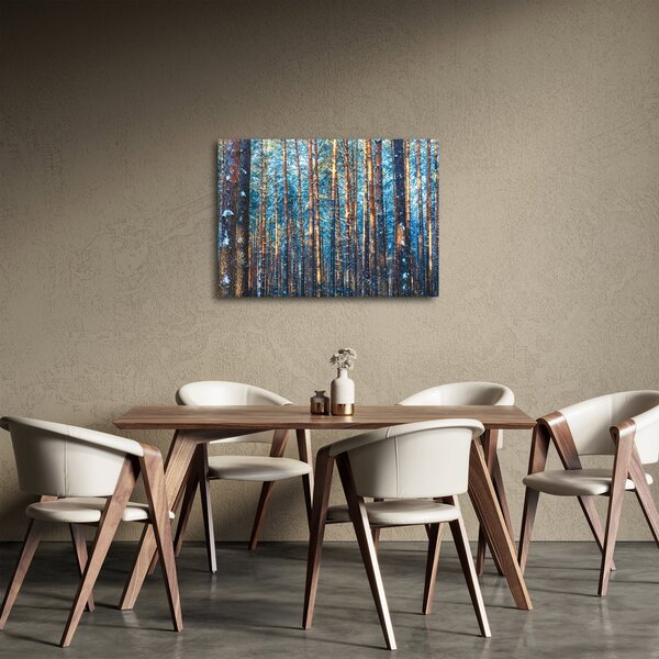 Obraz - Zimný les (70x50 cm)