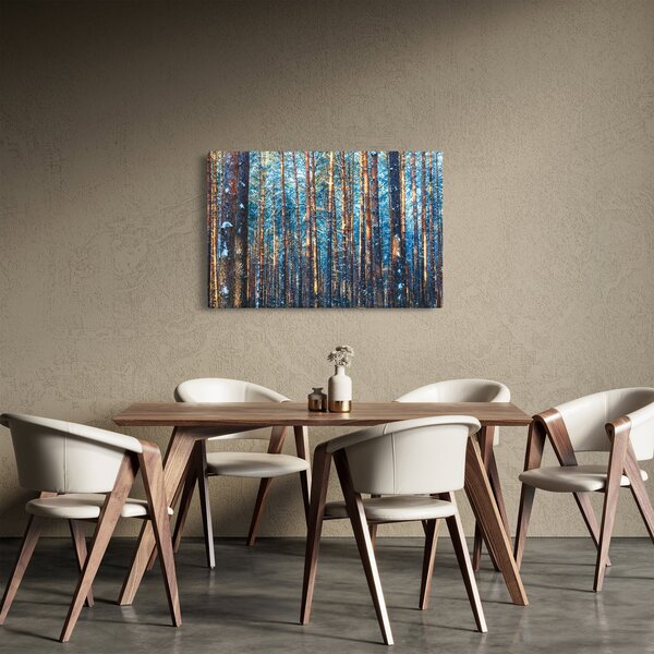 Obraz - Zimný les (90x60 cm)