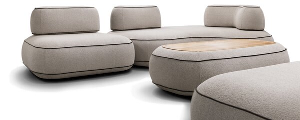 BEFAME Skew Sofa Chaise
